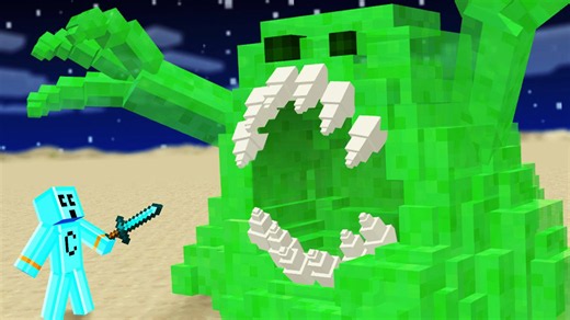 Surviving against terrifying mobs that transformed into monsters in Minecraft