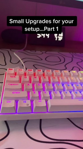 W or L upgrade? @HyperX #setup #keycaps #puddingkeycaps #techtok