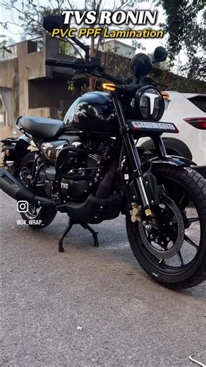 TVS Ronin — Now Wrapped in Protection 💎 PVC PPF Lamination #