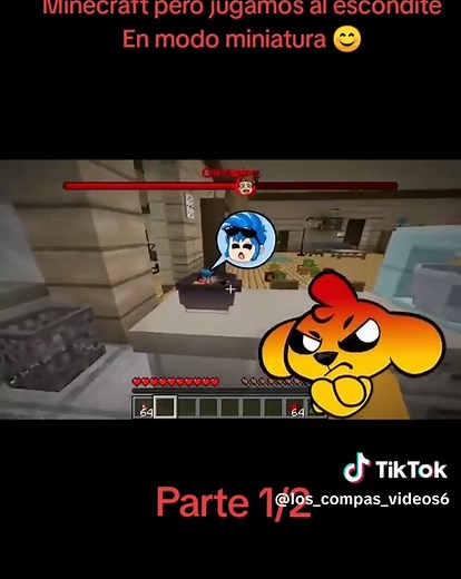 Minecraft pero jugamos al escondíte en modo miniatura con los compás. Disculpen la inactividad #victor #acenix #mikecrack #compas #timbavk #minecraft #parati #ponmeenparatitiktok
