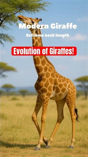 Evolution of Giraffes 🦒! In 60 seconds!