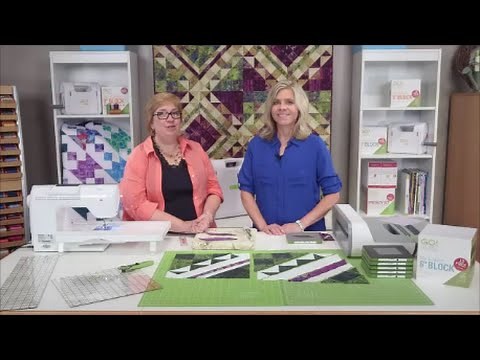 Quilting Tutorial - Make an Escher Quilt Using the GO! Qube