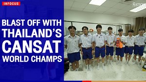 A group of Mattayom 6 students from Assumption College in Bangkok are celebrating victory after their satellite team “Descendere” won the international CanSat Competition 2022 held in the US from June 9-12. #CanSat #Assumptioncollege #Descendere #Thailand #international #TheNation | The Nation Thailand