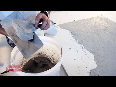Pastellone Microcement with aggregates | How to apply it
