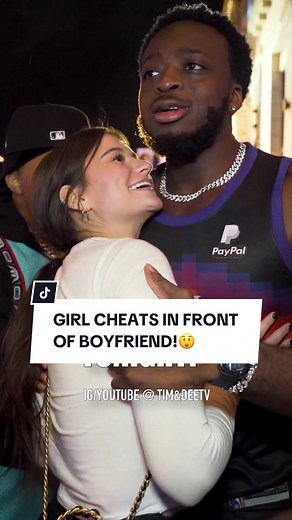 Girl Cheating in Front of Boyfriend - Shocking Public Interview Revelations