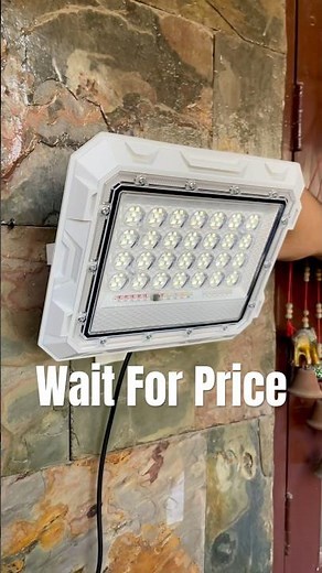 Solar Powered Flood Light #solarlights