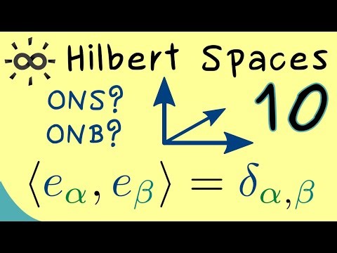 Hilbert Spaces 10 | Orthonormal System and Orthonormal Basis