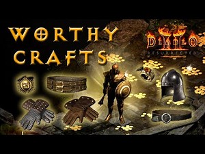 Get Rich By Crafting! High Valuable Rolls! [Diablo 2 Resurrected Loot]