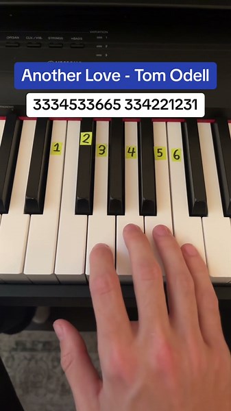 Another Love - Tom Odell Easy Piano Tutorial