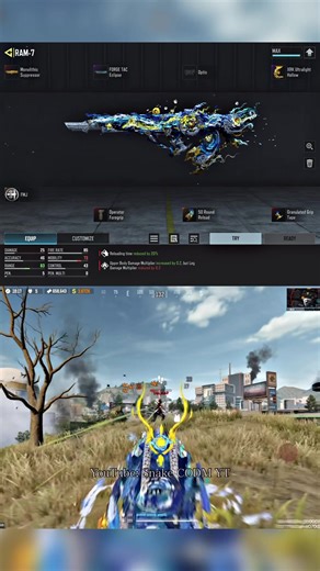 DMZ丨RAM-7 - Nebula's Brush #cod #codm #SnakeCODMYT