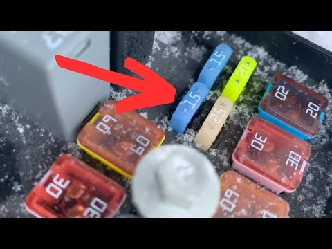 Rear Differential Clutch Control Module Fuse 15A Location Chevrolet Equinox 2010-2017