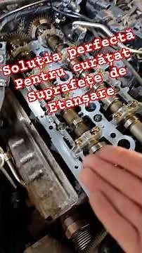 How to clean engine surfaces efficiently and easily #mechanics #carrepair