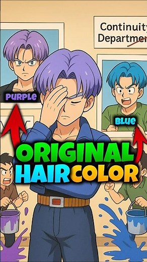 The Secret Reason Trunks’ Hair Color Changed!