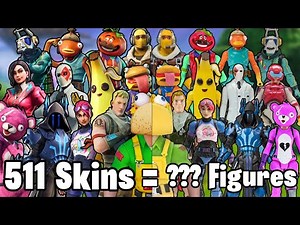 How many Fortnite Skins have Action Figures? (Chapter 1)