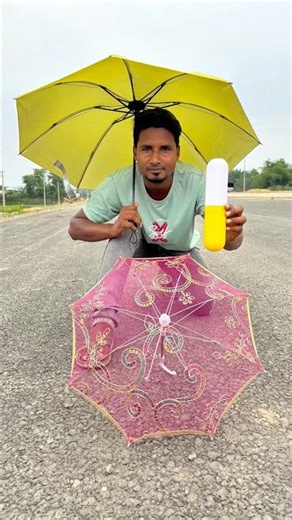Ultra Mini UV Capsule Umbrella and doll umbrella unboxing😜