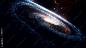 Andromeda's Celestial Majesty: Generative AI's Galactic Wonder