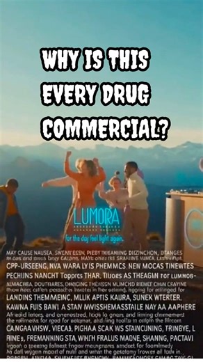 2.4K views · 8 comments | Why is this every drug commercial? Time to wake up. #commercial #drugawareness #BigPharma #wakeup #insane #why #greedy | Paul Fortin | Facebook