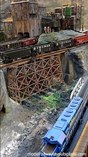 John's HO scale model railroad coal mine