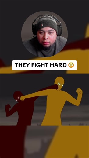 Intense Stick Figure Battle - Red Vs Yellow | Anime-Inspired Fighting