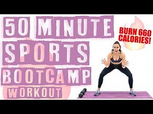 50 Minute Sports Boot Camp Workout 🔥Burn 660 Calories! 🔥