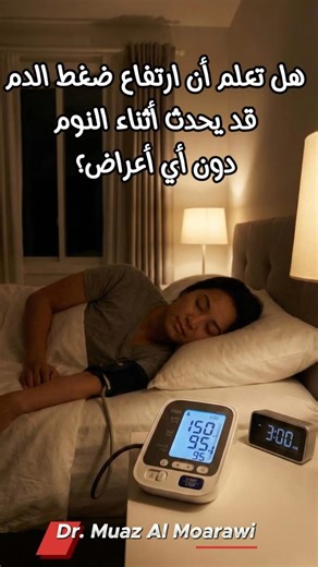 ارتفاع الضغط الليلي.. المرض الصامت