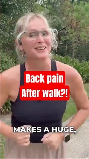 Why You're in Pain During Walks (Easy Fix) #posture #walking #technique