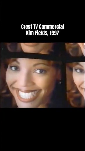 Kim Fields in a 1997 Crest toothpaste TV commercial