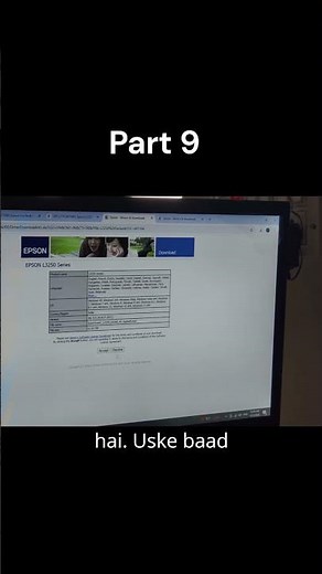 Epson L3250 installation | Epson L3250 wifi setup Part 9