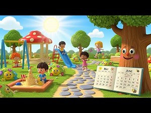 Months of the Year Song | Educational Calendar Song for Kids | Nursery Rhymes & Learning Songs