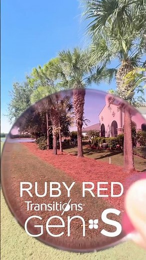 RUBY RED Transitions Gen S Lens Demonstration