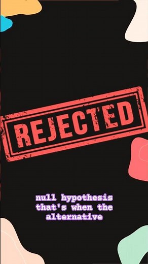 What is a null hypothesis? #science #statistics #apbio
