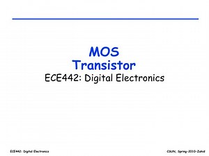 MOS Transistor - SlideServe