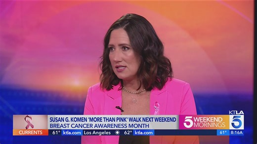 Breast Cancer Awareness Month Spotlight on the Susan G. Komen 'More Than Pink' Walk
