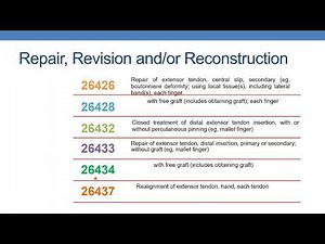 Cpt coding guidelines for surgery Musculoskeletal system Part 7 hands and fingers