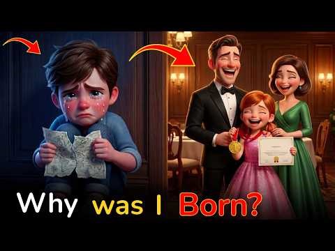 " Dad, I wish I wasn't born " | English with Conversational Story