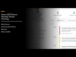 Azure ATP Demo: Identity Threat Hunting