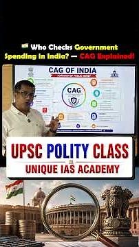 CAG of India Explained | Powers & Functions of CAG | UPSC Polity #shorts