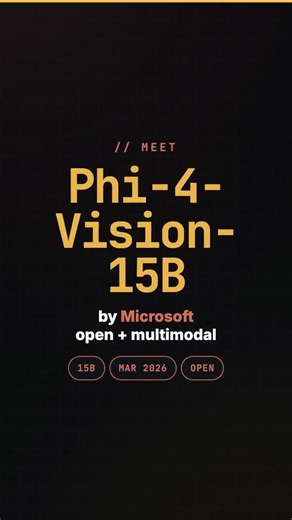 Microsoft Phi-4 Vision 15B: chain-of-thought on images #Shorts