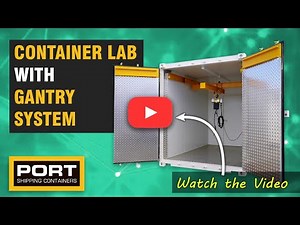 Shipping Container Lab with Gantry System