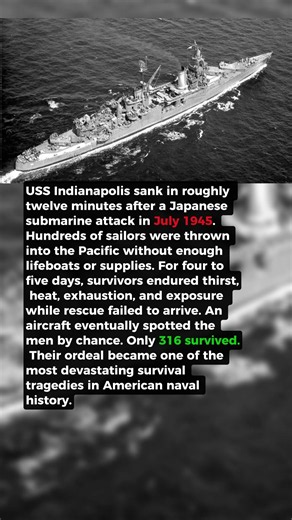 Their Ship Sank in 12 Minutes. Rescue Took Four Days #ww2