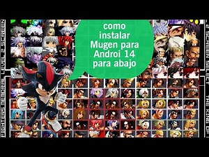 Como instalar Kof Mugen En Android 14 para abajo