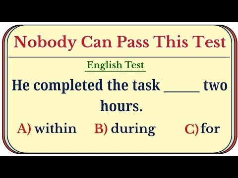 Only a True English Master Can Score 25/25! 💥 Grammar Quiz Challenge