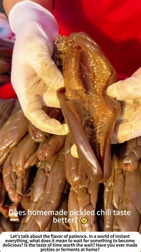 The Reveal: Unearthing Pickled Chilies from a Clay Jar 🏺