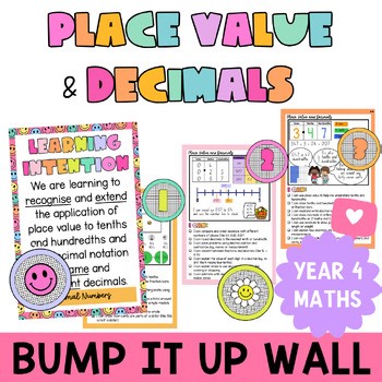 Place Value and Decimals Grade 4 Bump It Up Wall Australian Curriculum