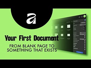 Create Your First Affinity Layout Document (Step-by-Step Tutorial)🧾