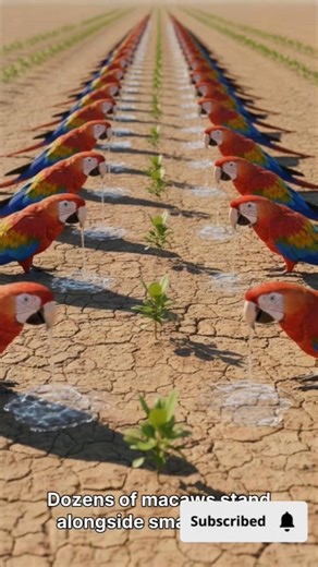 The Macaw That Saved the Desert 🌎 | An Emotional Animal Story About Hope”#shorts #animals