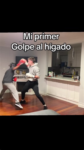 Primer Golpe al Hígado en Sparring