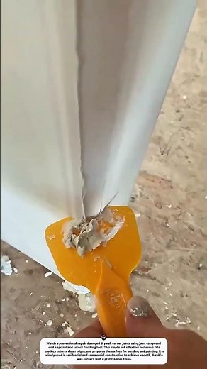 How to Repair Drywall Corner Cracks Like a Pro | Fast Joint Compound Repair Technique
