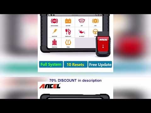 A must-have product! Ancel X6 All System Scanner OBD2 Diagnostic Tool 10 Reset SAS EPB Oil ABS D-P