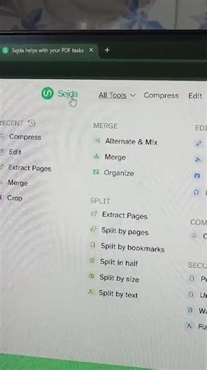 PDF Editor Tools 💥Sejda.com #ai #pdf #editor #excel #tools